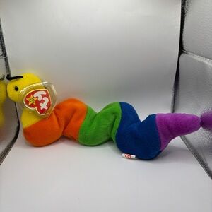 TY Beanie Baby INCHthe Inchworm 
(4th Gen hang tag)MWMTs Stuffed Animal